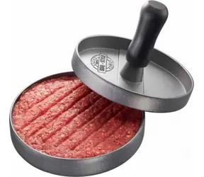 Gefu BBQ Hamburgerpresse / Aluminium / Durchmesser 11,8 cm / Abverkauf