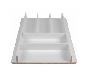 Elletipi Wood Line Sideboard für Schublade 45 cm weiß