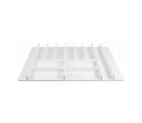 Elletipi Wood Line Sideboard für Schublade 90 cm weiß