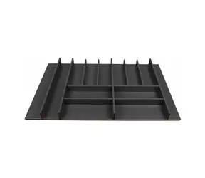 Elletipi Wood Line Sideboard für Schubladen 90 cm schwarze Buche