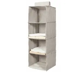 Compactor Oxford Hänge-Kleiderorganizer - 4 Regale