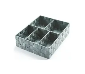 Compactor TEX Organizer für Kleidung und Accessoires - 5-teilig grau