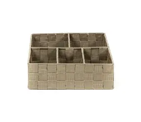 Compactor TEX Organizer für Kleidung und Accessoires - 5-teilig Taupe (grau-beige)
