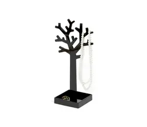 Compactor Schmuckständer in Form eines Baumes - schwarzer Kunststoff