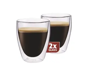 Maxxo Kaffee doppelwandige Thermogläser 235 ml 2St