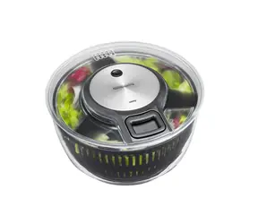 Gefu SPEEDWING schwarz / Salatschleuder / 5 l / Kunststoff 