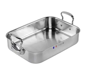 De Buyer Affinity Kasserolle 35 x 25 cm Silber