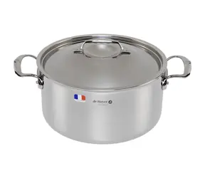 De Buyer Affinity Pot mit Deckel 28 cm silber