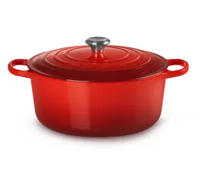 Le Creuset Signature Topf mit Deckel 30 cm rot