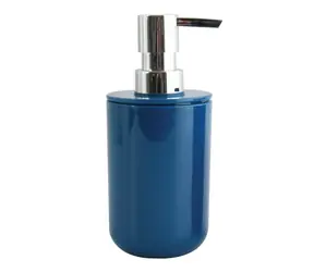 MSV INAGUA Seifenspender dunkelblau / Kunststoff / 240 ml