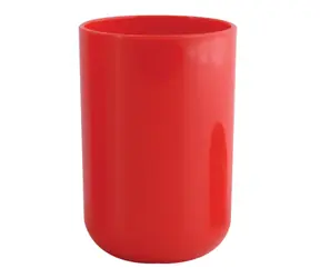MSV INAGUA Zahnputzbecher rot / Kunststoff