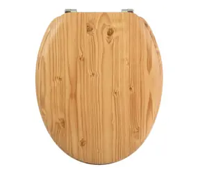 MSV PINE WC-Sitz Kiefernholzoptik / PVC