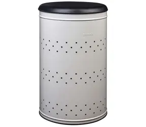 Rossignol Lina 701000 weiß / Wäschekorb mit Deckel / 65 L / RAL 9016