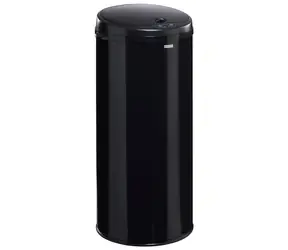 Rossignol Sensitive PLUS 93561 schwarz / Berührungsloser Abfalleimer / 45 L / RAL 9011