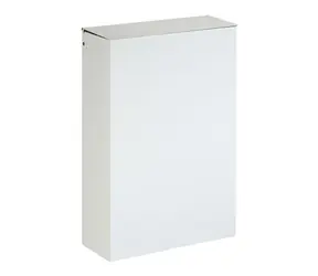 Rossignol Blanka 51348 weiß / Wandkorb mit Deckel / 20 L