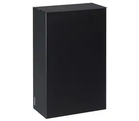 Rossignol Manga 51347 schwarz / Wandkorb mit Deckel / 10 L