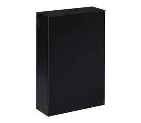 Rossignol Manga 51350 schwarz / Wandkorb mit Deckel / 20 L