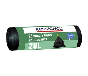 Rossignol Bags 99137 schwarz / Korbtaschen 20 L / Packung mit 20 Stück / 23 µm