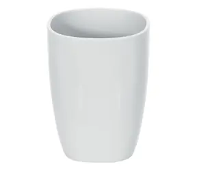Spirella PURE Zahnputzbecher weiß / Kunststoff