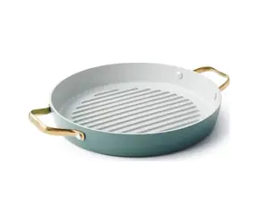 GreenPan Antihaft-Keramik-Grillpfanne Padova 28 cm grün