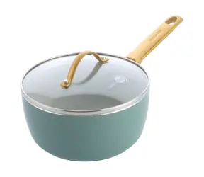 GreenPan Padova Reserve Topf mit Griff, 18 cm, blau / Keramik / 2 l