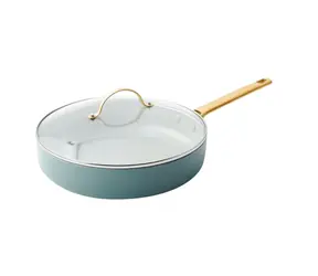 GreenPan Padova Reserve Antihaft-Keramik-Bratpfanne mit Deckel, 28 cm, grün