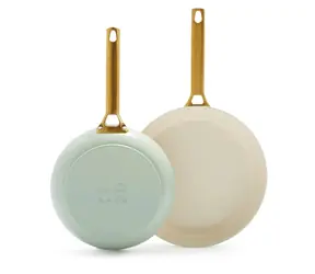 GreenPan Set aus 2 antihaftbeschichteten Keramikpfannen Padova Reserve 20 cm + 26 cm grün