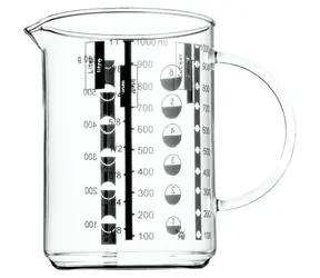WMF Gourmet Glasmessbecher 1 L