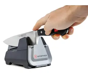 Ausgepackt - Wüsthof Easy Edge Elektrischer Messerschärfer / Ein-Knopf-Bedienung / 3 Schleifmodi / Ausgepackt