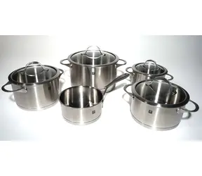 Zwilling Essence Edelstahl-Kochgeschirr-Set 5-tlg 