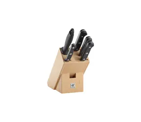 Zwilling Gourmet Block mit Messern / Block & 4X Messer & Stahl / Nachverkauf