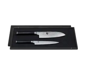 KAI Shun Classic DMS-230 Set mit 2 Messern / Universal 15 cm und Santoku 18 cm
