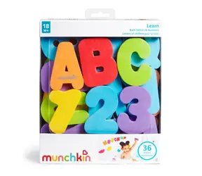 Munchkin - Buchstaben und Zahlen für die Badewanne / ab 2 Jahren
