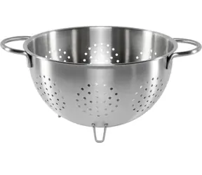 Gefu Colino Küchensieb / Edelstahl / 4 l / Füße / 25,5 x 33 x 14,9 cm