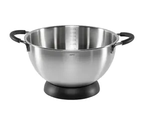 Gefu Mesco Rührschüssel / Edelstahl / 4 l / Durchmesser: 24 cm / Höhe: 14 cm