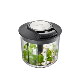 Gefu Speedwing Hand-Universalschneider / 800 ml Schneidbehälter / Schneiden & Mischen & Trocknen