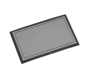 WMF Touch Schneidebrett schwarz / Kunststoff / 32 x 20 cm / Flüssigkeitsrille
