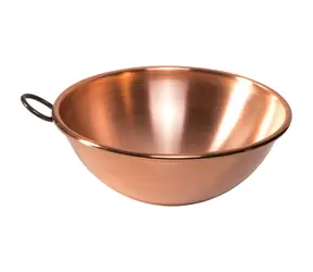 De Buyer Schüssel mit Ringgriff aus Kupfer