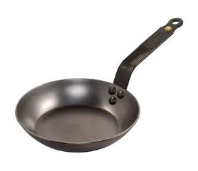 De Buyer Mineral B Stahlpfanne mit flachem Griff 20 cm
