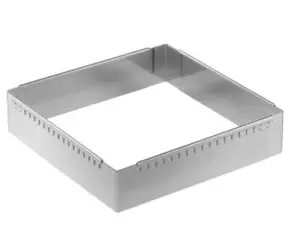De Buyer quadratische Backform 20 - 37 cm