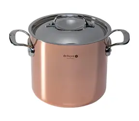 De Buyer Prima Matera Extra tiefer Induktionstopf 20 cm / 5,7 l / Kupfer + Edelstahl 