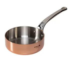 De Buyer Prima Matera tiefe Pfanne für Induktion 16 cm Kupfer
