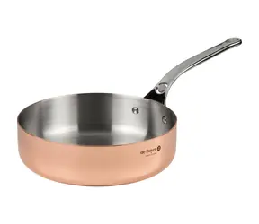 De Buyer Prima Matera tiefe Pfanne für Induktion 24 cm Kupfer