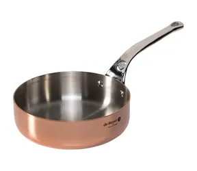 De Buyer Prima Matera tiefe Pfanne für Induktion 20 cm Kupfer