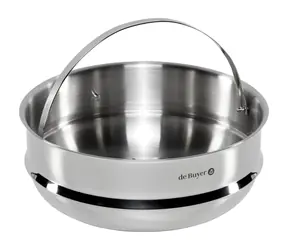 De Buyer Dampfgareinsatz für Kasserolle 24 cm aus Edelstahl