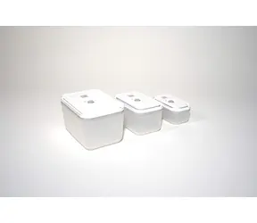 Zwilling Fresh & Save 36804-003-0 weiß / 3er-Set Vakuumboxen / Kunststoff / 3 Größen (S&M&L)