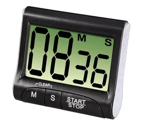Xavax Countdown schwarz / digitaler Küchentimer