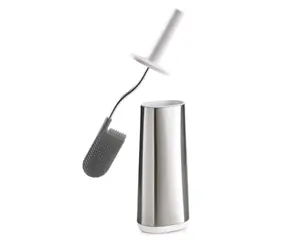 Joseph joseph Flex Steel - WC-Bürste Silikon weiß-Edelstahl