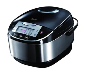Russell Hobbs Cook@Home 21850-56 schwarz / Multifunktionskocher / 900 W / 5L / LED-Display / 11 Programme / Edelstahl 