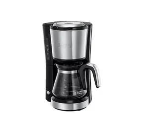 Russell Hobbs Compact Home 24210-56 / Filterkaffeemaschine / 0,74L Wasserkocher / schwarz-silber